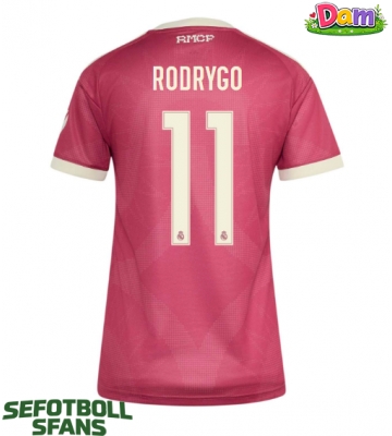 Real Madrid Rodrygo Goes #11 Tredje Tröja Kvinnor 2026-27 Kortärmad